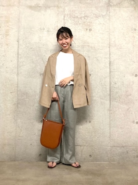 おりなさん（レディース・158cm）の夏コーディネート