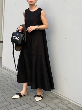 「michino（ミチノ）のアイテム」を使った、mikaさん（レディース・157cm）の夏コーディネート