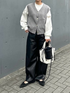 「Pippichic（ピッピシック）のアイテム」を使った、mikaさん（レディース・157cm）の冬コーディネート