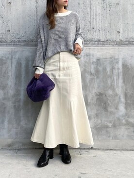 mikaさん(レディース・157cm)の冬コーディネート