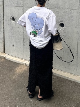 「BEN DAVIS（ベンデイビス）のアイテム」を使った、mikaさん（レディース・157cm）の春コーディネート