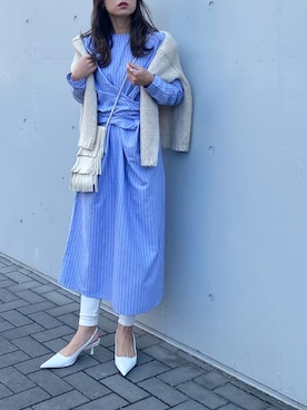 mikaさん（レディース・157cm）の冬コーディネート