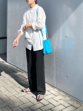 「MK MICHEL KLEIN（エムケーミッシェルクラン）のアイテム」を使った、mikaさん（レディース・157cm）の春コーディネート