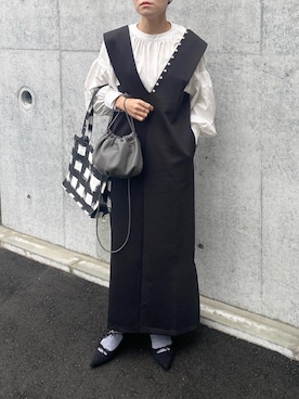 mikaさん（レディース・157cm）の冬コーディネート