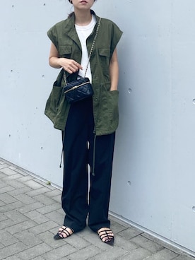 「AS KNOW AS」｜mikaさん（レディース・157cm）の夏コーディネート