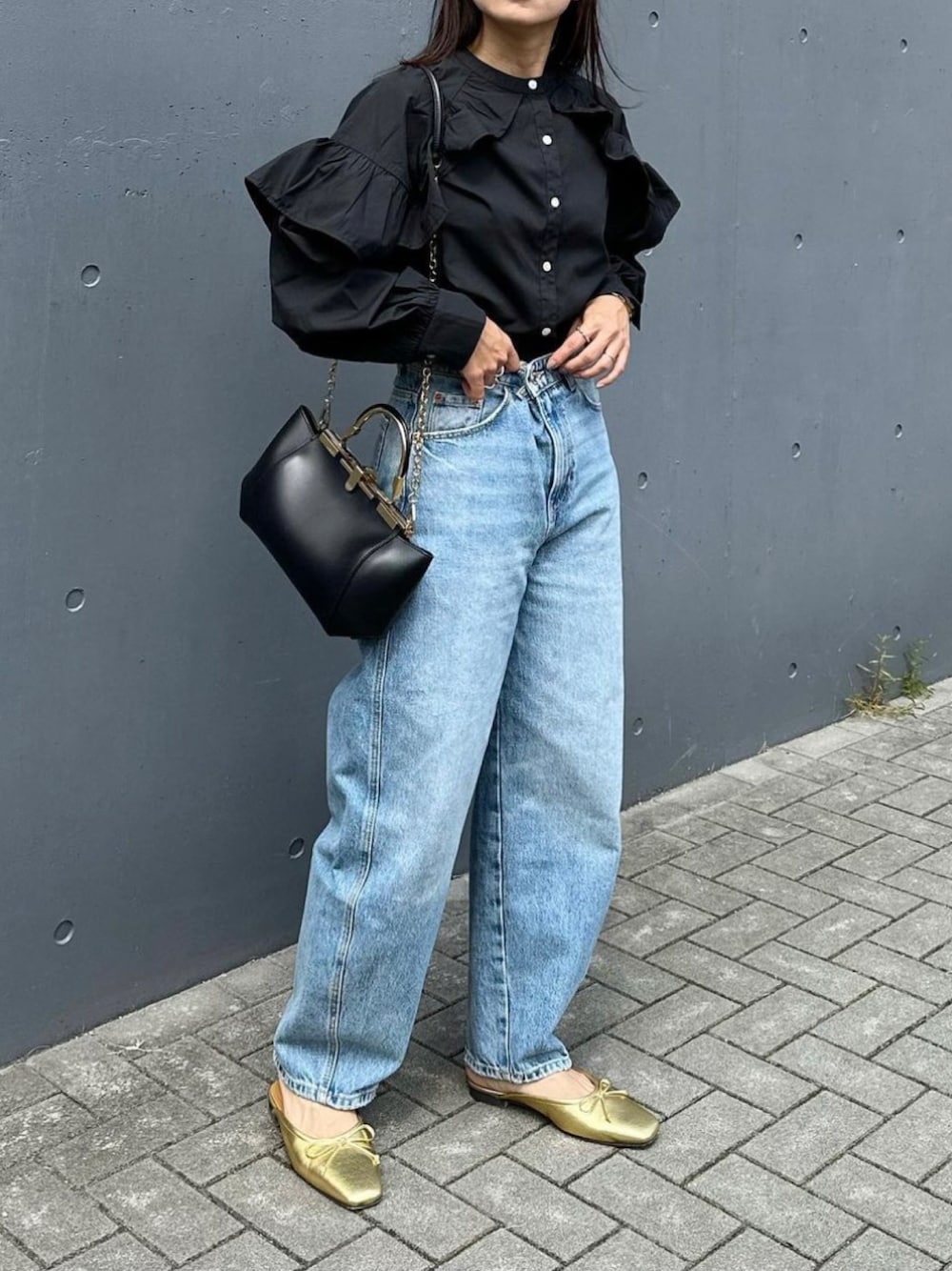 ZARA - ♡ZARA♡ まいまい着用 デニム ブラウス 1693021626.jpg
