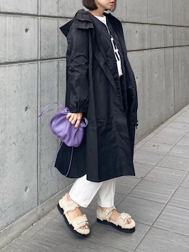 「aunt lily（アントリリー）のアイテム」を使った、mikaさん（レディース・157cm）の秋コーディネート