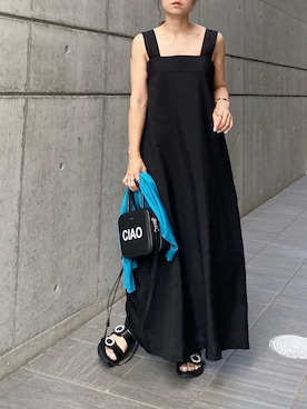 「michino（ミチノ）のアイテム」を使った、mikaさん（レディース・157cm）の夏コーディネート