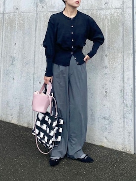 「アイテム（その他シューズ）」を使った、mikaさん（レディース・157cm）の冬コーディネート