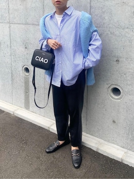 「michino（ミチノ）のアイテム」を使った、mikaさん（レディース・157cm）の冬コーディネート