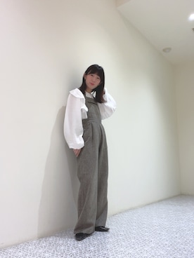 「cepo（セポ）のアイテム（オールインワン・サロペット）」を使った、ｍａｔｕｃｏさん（レディース・153cm）の秋コーディネート