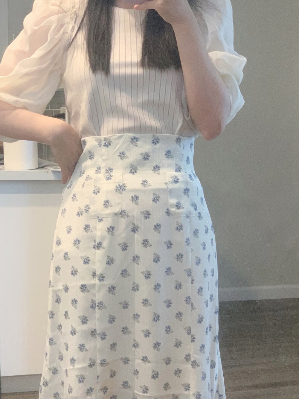 「deicy」｜「DEICYのアイテム（スカート、ホワイト系）」を使った、あずさ_77さん（レディース・163cm）の夏コーディネートの1枚目の写真