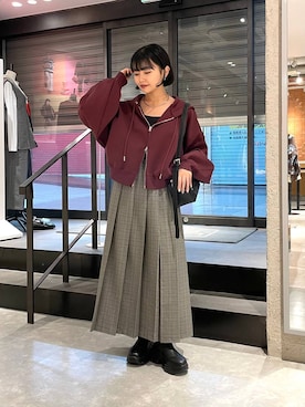 「アイテム（チョーカー）」を使った、saeさん（レディース・155cm・20代）の秋コーディネート