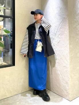 「アイテム（ブルゾン）」を使った、saeさん（レディース・155cm・20代）の春コーディネート