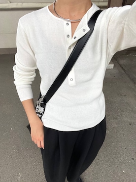 「アイテム（チョーカー）」を使った、saeさん（レディース・155cm・20代）の秋コーディネート