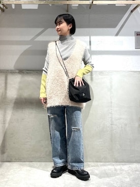 saeさん（レディース・155cm）の冬コーディネート