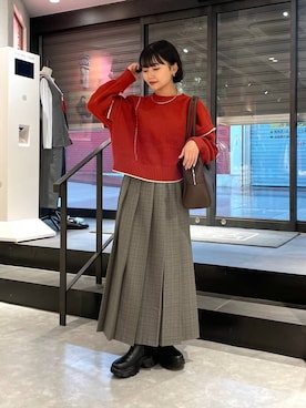 「アイテム（チョーカー）」を使った、saeさん（レディース・155cm・20代）の秋コーディネート