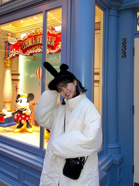 「birthdayroom」｜「アイテム（ジャケット/アウター）」を使った、saeさん（レディース・155cm）の冬コーディネート