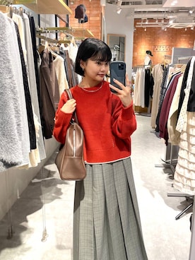 「アイテム（チョーカー）」を使った、saeさん（レディース・155cm・20代）の秋コーディネート