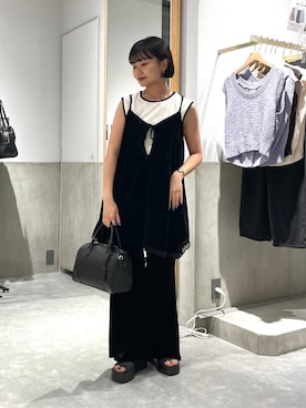 「アイテム（チョーカー）」を使った、saeさん（レディース・155cm・20代）の夏コーディネート
