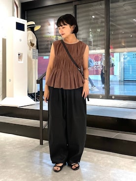 「アイテム（チョーカー）」を使った、saeさん（レディース・155cm・20代）の夏コーディネート