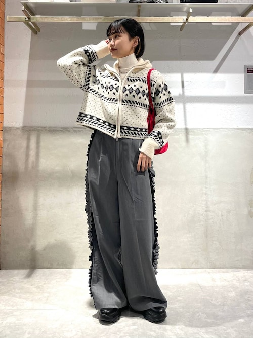 セール】ノルディックジップカーディガンLS 133794（カーディガン