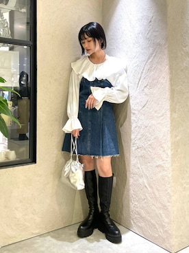 「アイテム（その他トップス）」を使った、saeさん（レディース・155cm・20代）の冬コーディネート