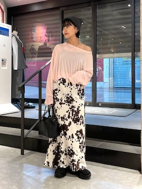 「アイテム（ニットキャップ/ビーニー）」を使った、saeさん（レディース・155cm・20代）の秋コーディネート