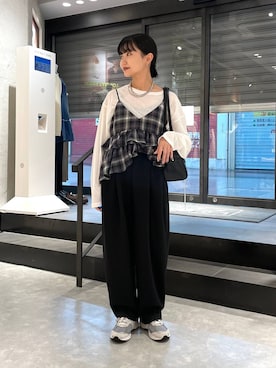 「アイテム（キャミソール）」を使った、saeさん（レディース・155cm・20代）の夏コーディネート
