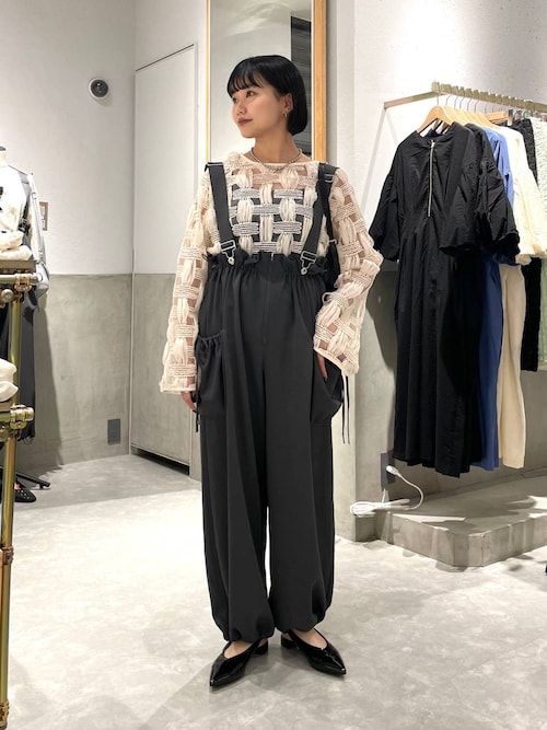 セール】ウエストフリルリボンサロペ 292363（サロペット