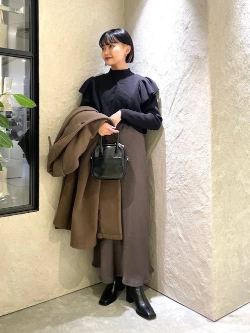 メリノウールダブルコート　ネイビー　ローリーズファーム LOWRYS FARM メリノウールダブルコート - メルカリ