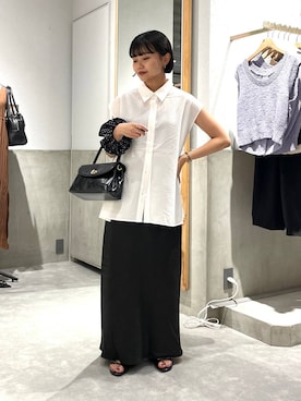 「アイテム（ヘアアクセサリー）」を使った、saeさん（レディース・155cm・20代）の夏コーディネート