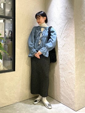 saeさん（レディース・155cm）の冬コーディネート