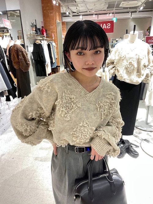 セール】ループジャガードプルオーバー 286883（ニット/セーター