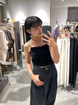 「アイテム（チョーカー）」を使った、saeさん（レディース・155cm・20代）の夏コーディネート