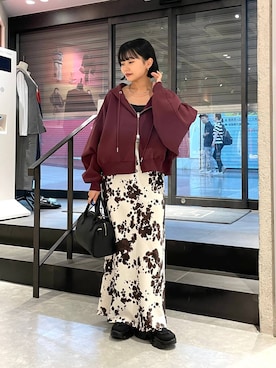 「アイテム（チョーカー）」を使った、saeさん（レディース・155cm・20代）の秋コーディネート