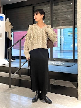 「アイテム（チョーカー）」を使った、saeさん（レディース・155cm・20代）の秋コーディネート