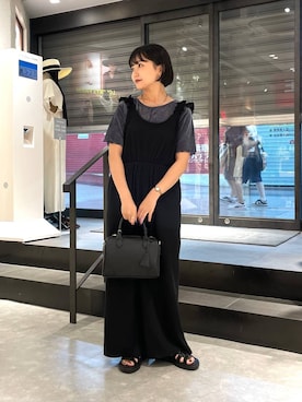 「アイテム（チョーカー）」を使った、saeさん（レディース・155cm・20代）の夏コーディネート
