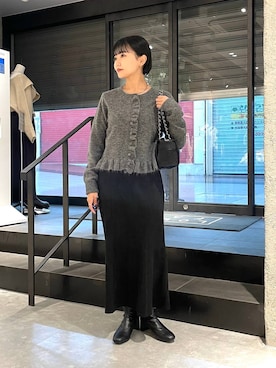 「アイテム（チョーカー）」を使った、saeさん（レディース・155cm）の秋コーディネート