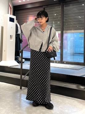 「ロングスカート」｜saeさん（レディース・155cm・20代）の秋コーディネート