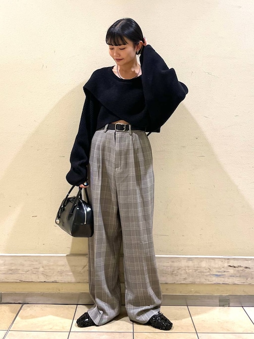 ☆ルイ☆様　ご注文品 セール】チェックワイドパンツ 151431（スラックス）｜LOWRYS