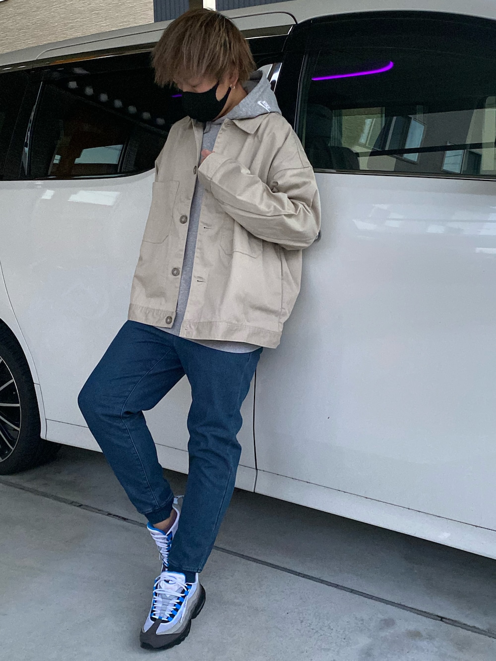 No.D29】NIKEストリートコーデC-boy コーデュロイ