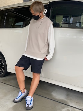 X.Hiideさん（メンズ・178cm）の夏コーディネート