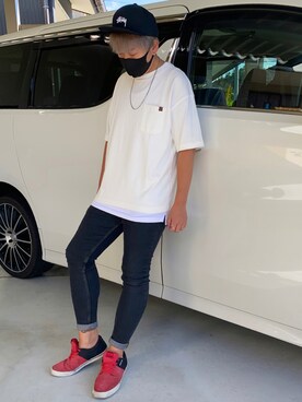 X.Hiideさん（メンズ・178cm）の夏コーディネート