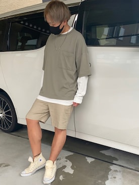 X.Hiideさん(メンズ・178cm)の夏コーディネート