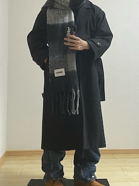 「アイテム（チェスターコート）」を使った、kos02kxxさん（メンズ・173cm・20代）の秋コーディネート