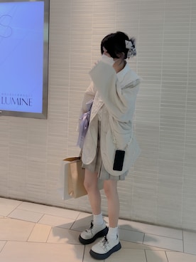 「Java（ジャバ）のアイテム」を使った、𝐊𝐑さん（レディース・158cm）の秋コーディネート