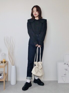 ひぃちゃんさん（レディース・163cm）の秋コーディネート