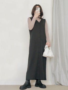 ひぃちゃんさん(レディース・163cm)の冬コーディネート