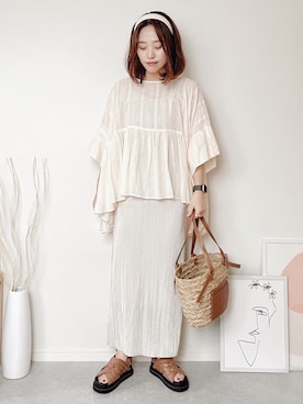 ひぃちゃんさん(レディース・163cm)の夏コーディネート